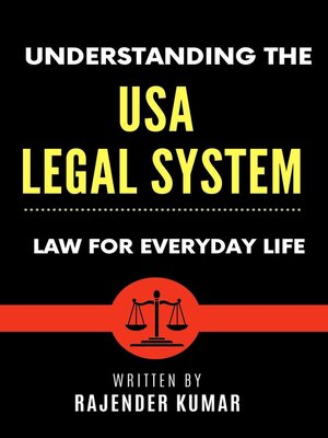 cover image of Understanding the USA Legal System